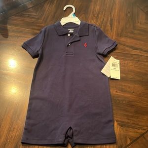 Brand New! Baby boy navy blue 24 Mos onesie